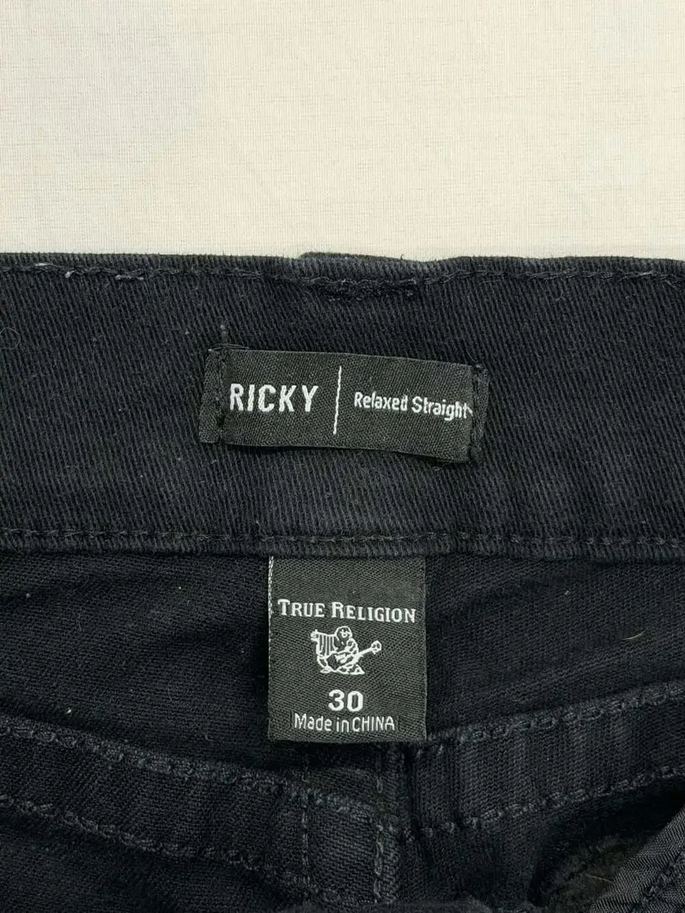 True Religion Ricky Relaxed Straight Jeans Size 30